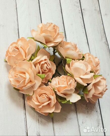 Цветы бумажные для декора