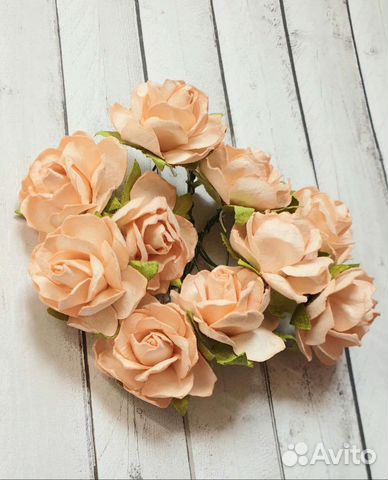 Цветы бумажные для декора