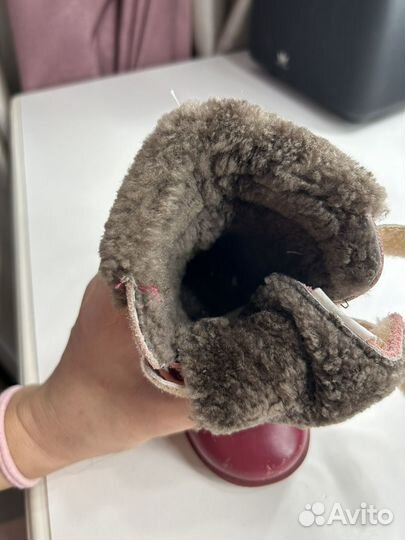 Сапоги кожаные детские 21