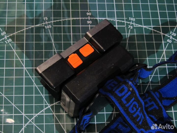 Налобный фонарик новый