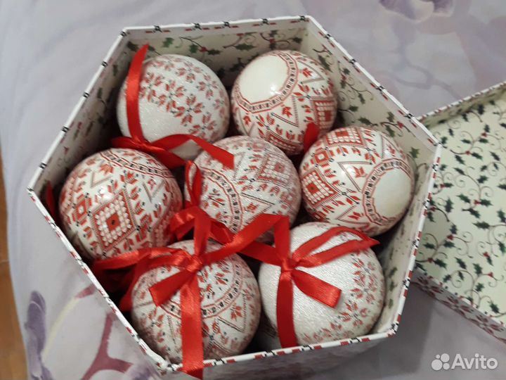 Новогодние игрушки набор