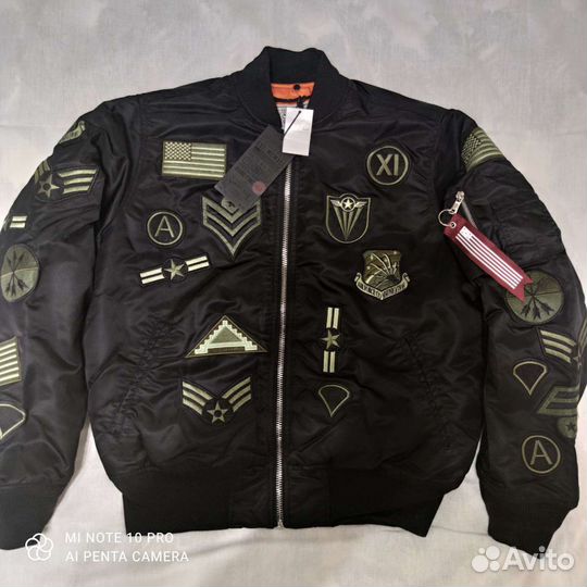 Бомбер Smoke rise /Multi Patches