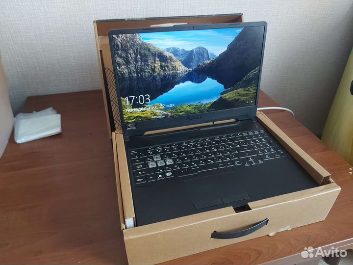 Asus tuf gaming ryzen 7,1650 ti,16г,fx560