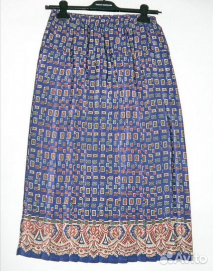 Винтаж 1970 е плиссированная юбка Англия