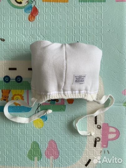 Шапочка для новорожденного зима 38-40