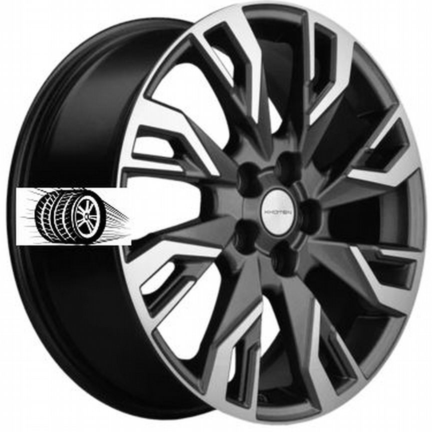 Литые диски Khomen Wheels 7×R18 5×108
