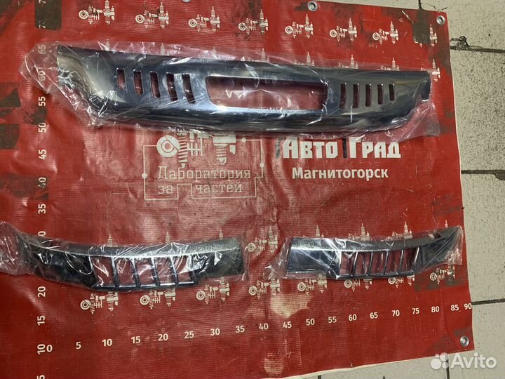 SsangYong Korando Накладки решётки хром