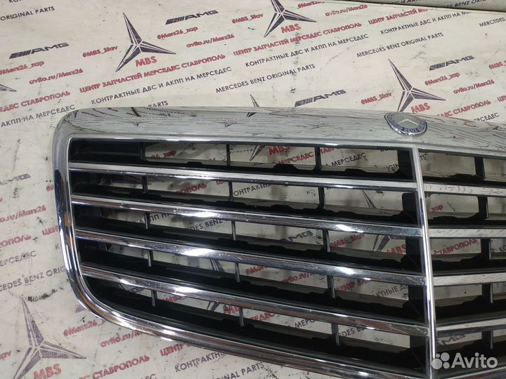 Решетка радиатора w211 Mercedes рестайл
