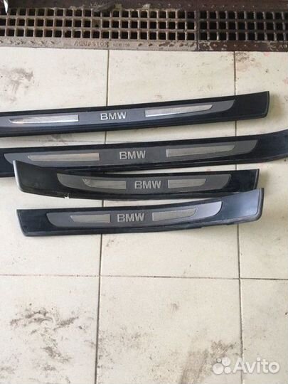 Накладки порогов внутренние Bmw 7 E65