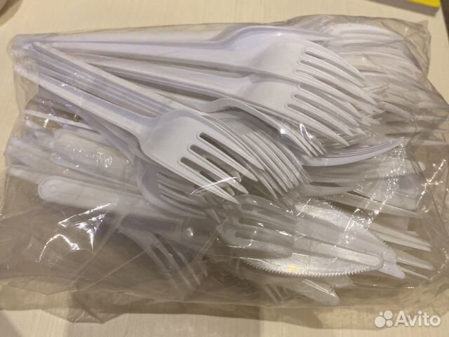 Вилки, приборы одноразовые