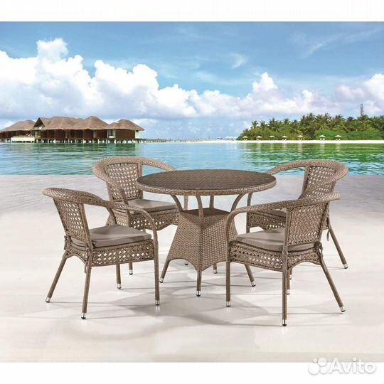 Комплект плетеной мебели Лион-1B T220CT-Y32-W56 Li