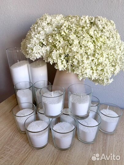 Насыпные свечи / Декор свадебный/ декор на свадьбу