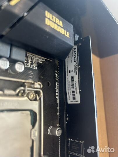 Материнская плата H110-D3A в сборе