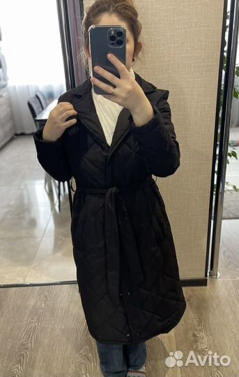 Стеганое пальто