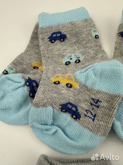 Носки 4 пары Германия 12/14 новые