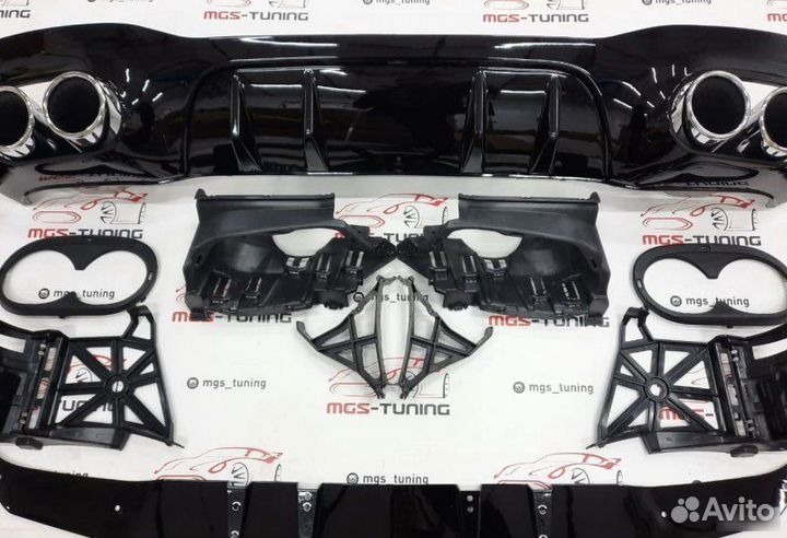 Диффузор с насадками A-Class w177 А45 (Хэтчбэк)