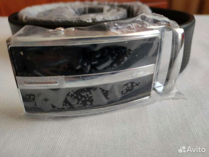 Ремень мужской с пряжкой и потайным отделением