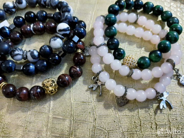 Брасслеты натуральный камень