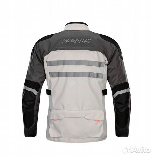 Мотокуртка lyschy LY903, серая