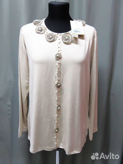 Блузка женская с длинным рукавом. Трикотаж. Турция