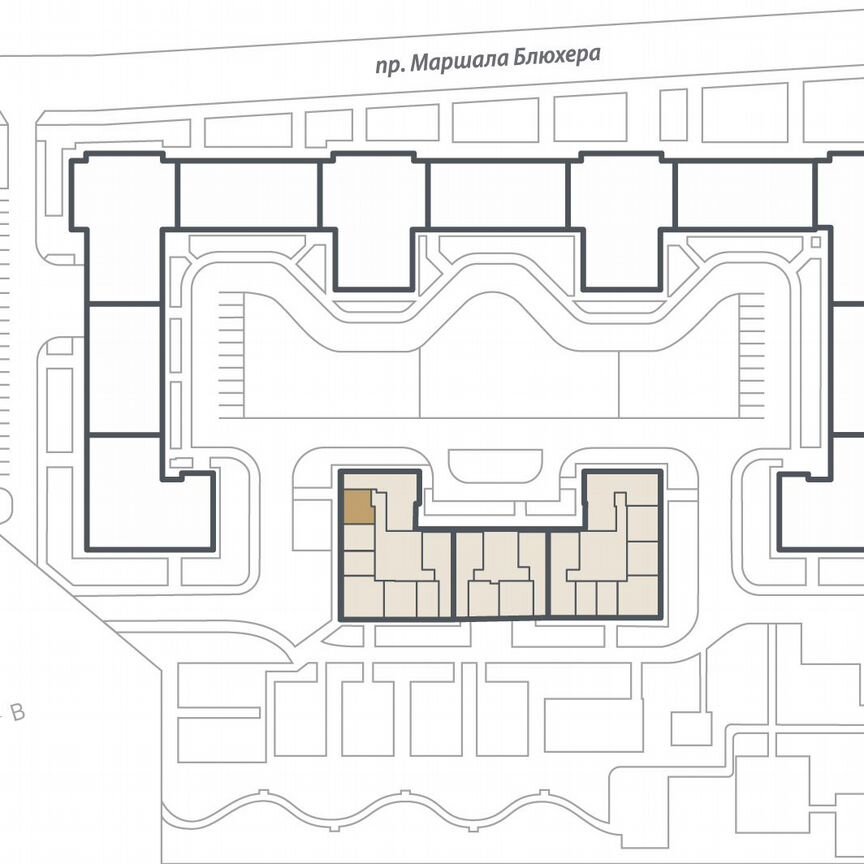 1-к. квартира, 35,4 м², 12/16 эт.