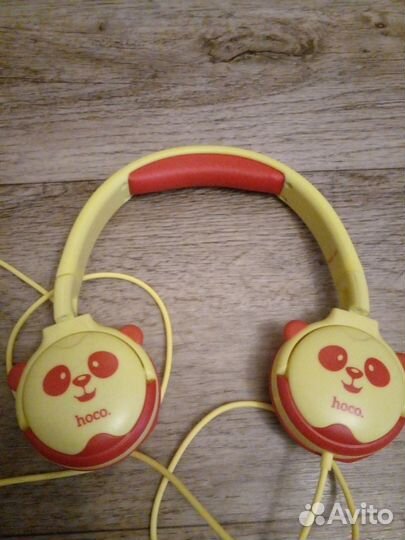 Наушники Hoco новые детские проводные