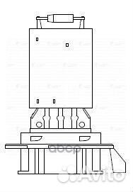 Резистор отопителя Renault Logan (Luzar) LFR0991