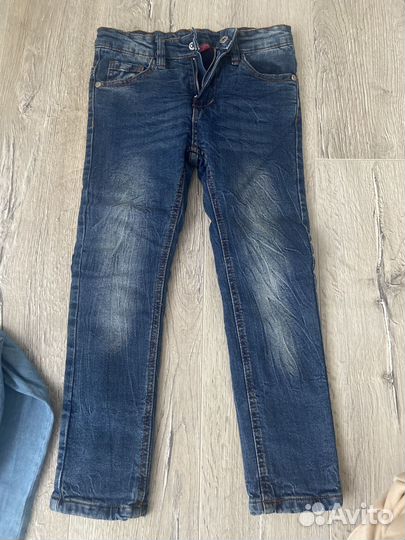 Детские джинсовые вещи р. 110-116