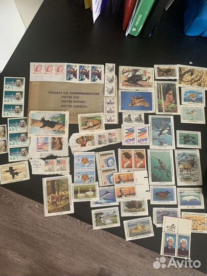 Почтовые марки США 70-80 гг