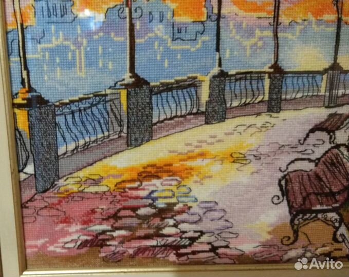 Картина вышитая крестом