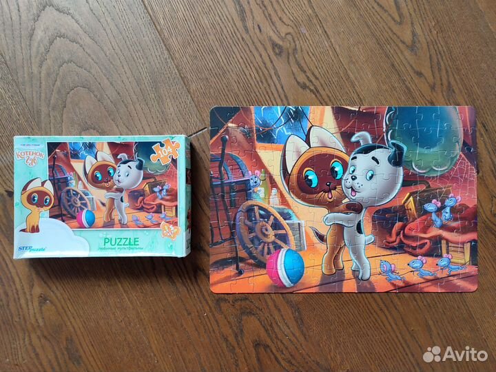 Пазлы Castorland Puzzle 120 и Step Puzzle 104