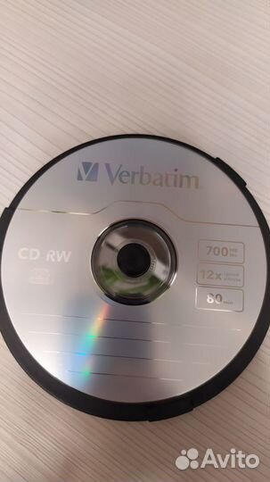 Диски пустые (болванки) CD-RW 5 шт