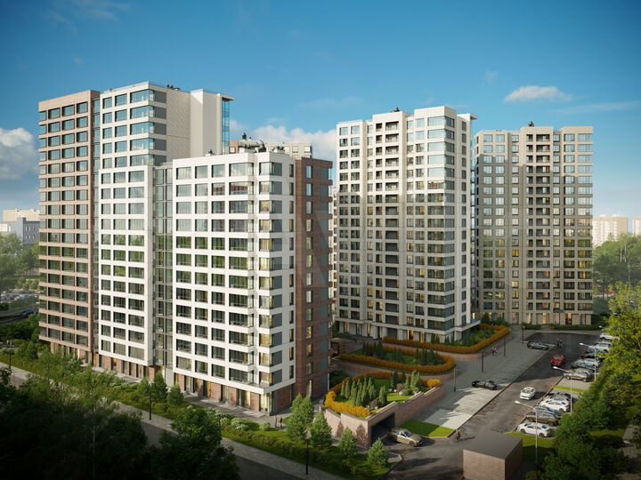 1-к. квартира, 36 м², 10/18 эт.