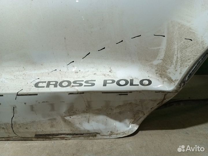 1011473 volkswagen polo дверь задняя левая 2013