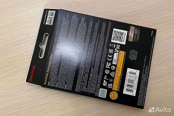 Карта памяти SD 128Gb SanDisk Extreme Pro sdxc