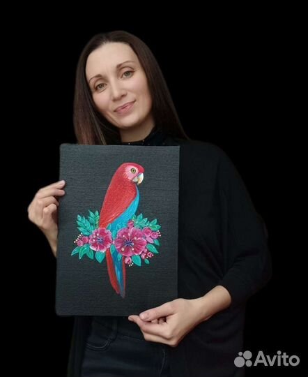 Картина акрилом на холсте