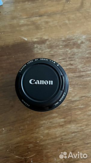 Объектив canon EF 50mm 1.8
