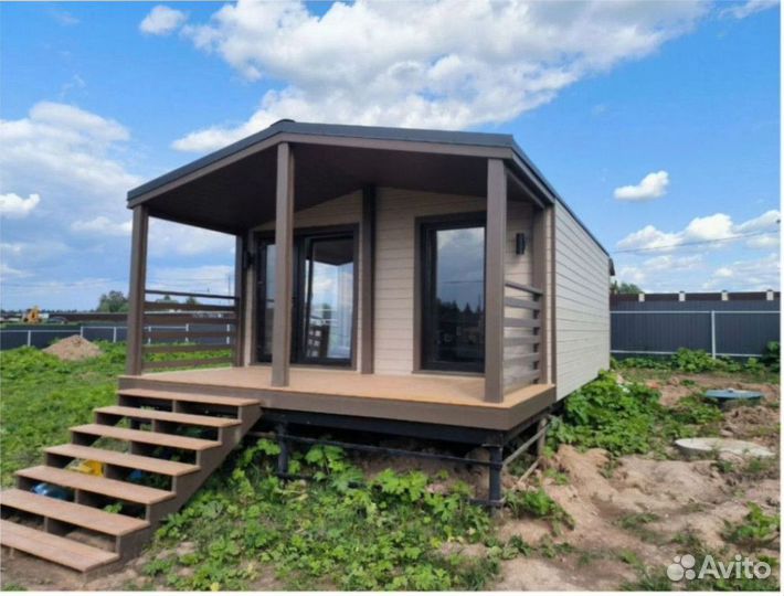 Каркасный теплый дом с доставкой 60 м кв, арт. до-2041