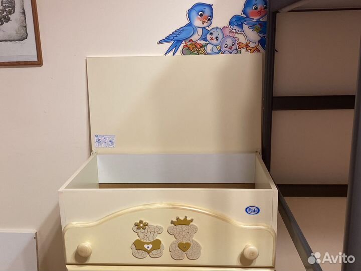 Кроватка и комод комплект детские Pali италия