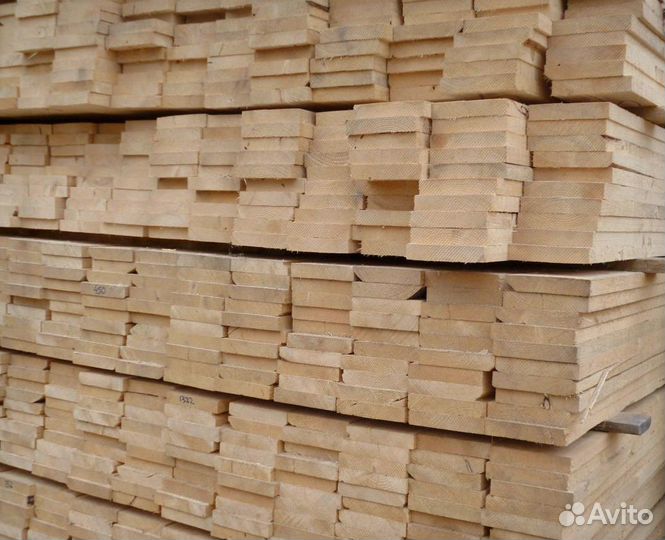Доска обрезная 1-2 сорт