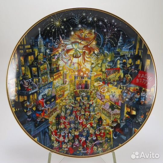 Тарелки серии Кошки Билл Белл