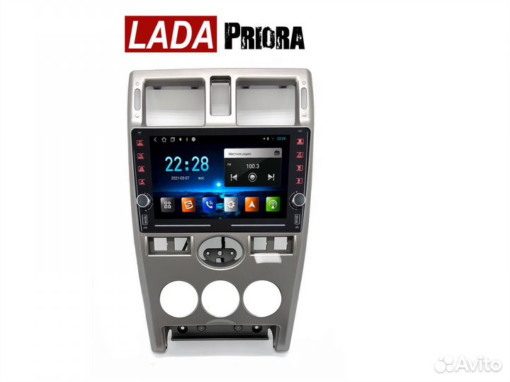 Topway ts10 LADA Priora 1 LTE CarPlay 3/32gb