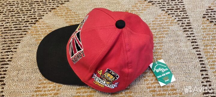 Бейсболка новая из Лондона с Гарфильдом Оригинал