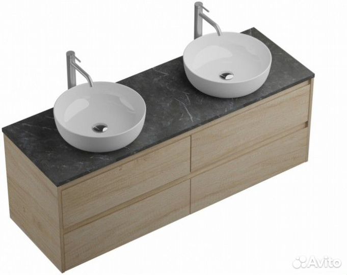 Мебель для ванной BelBagno Kraft-1400-4C-KEP-140-2-MNO Rovere Nebrasca Nature