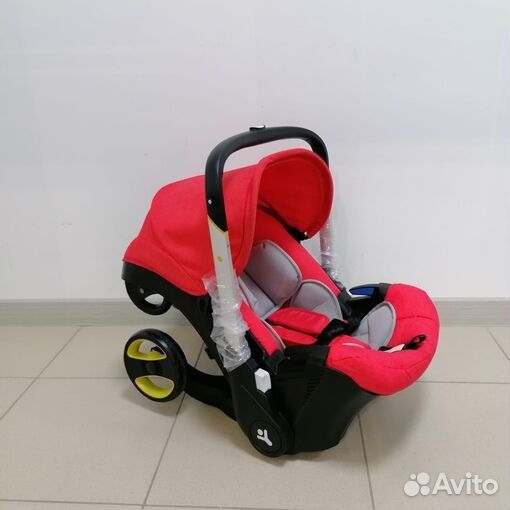 Коляска-автокресло 4в1 красный