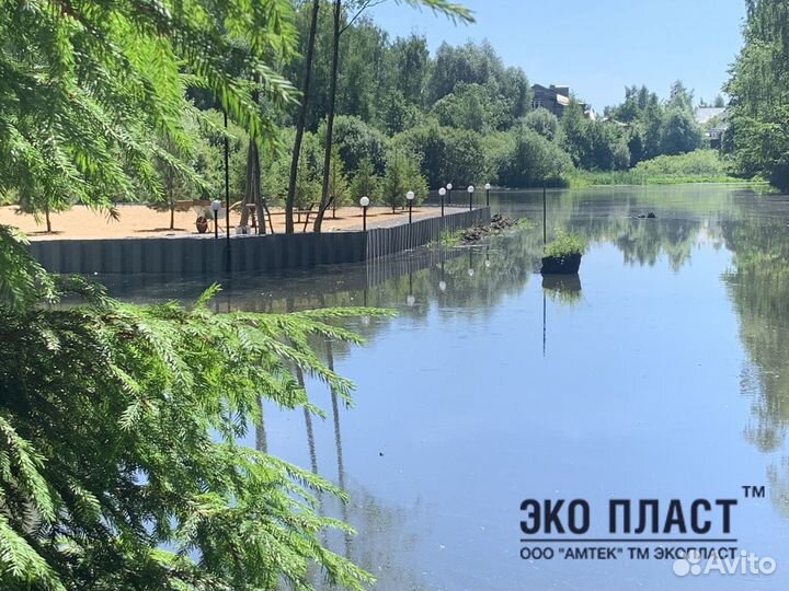 Шпунт пвх / Берегоукрепление