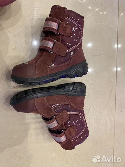 Зимние ботинки ecco 22 девочка