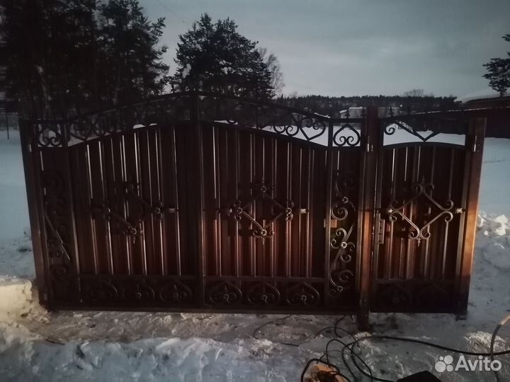 Ворота кованые