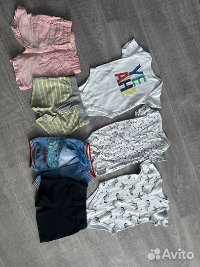 Вещи на мальчика пакетом 74-80