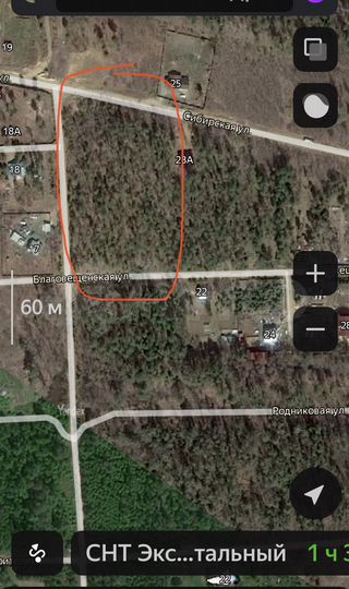 Участок 80 сот. (СНТ, ДНП)